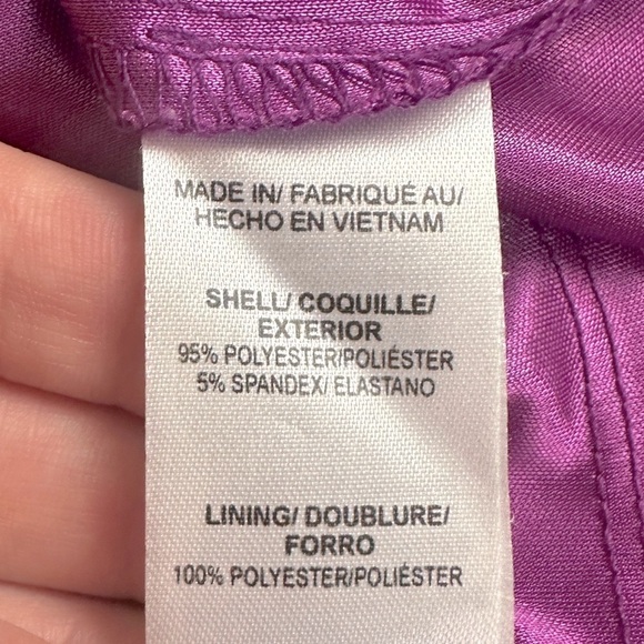 Laundry by Shelli segal 3/4 boho paisley shift dress orange purple size small - Picture 3 of 3